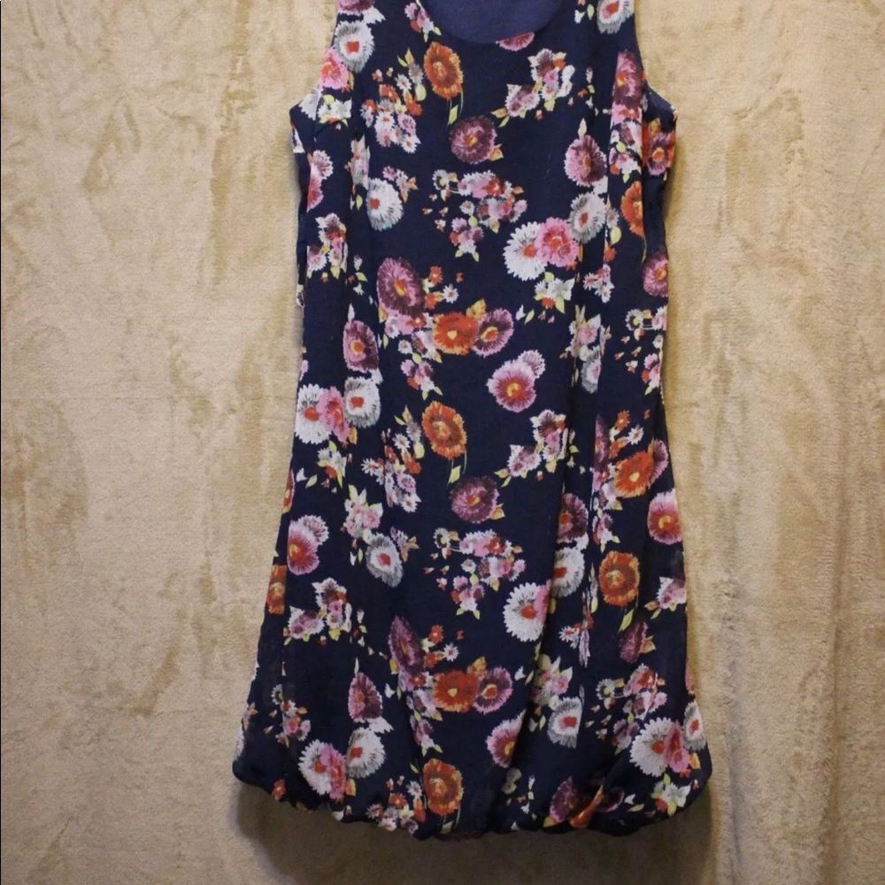 Forever 21 Sheer Lined Floral Summer Dress sz. S - Picture 2 of 3